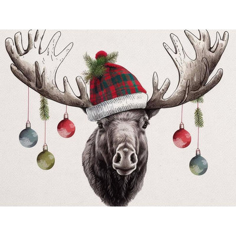P Graham Dunn Multicolored Moose Table Decor 5 in., Pack of 4