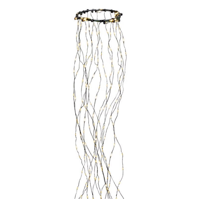 Celebrations Platinum LED Big Seed Cluster Warm White 832 ct String Christmas Lights 8 ft.