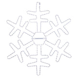 Celebrations LED Pure White Snowflake 24 in. Hanging Decor
