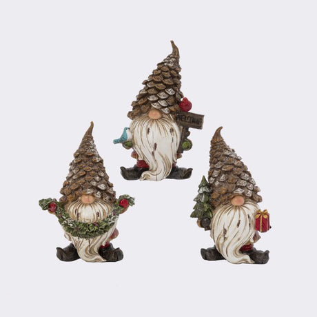 Gerson Multicolored Gnome Figurine 6 in., Pack of 6