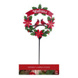 Alpine Warm White Holiday Garden Stakes 42 in. Pathway Decor, Pack of 12