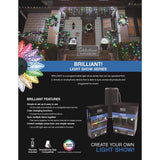 Celebrations Platinum LED Micro/5mm RGBW 50 ct String Smart-Enabled Christmas Lights 17 ft.