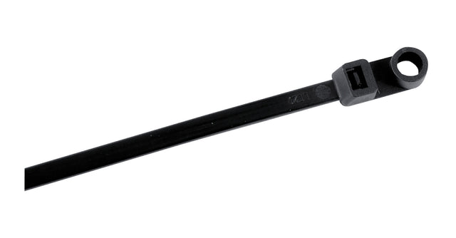 Gardner Bender 45-308MTUVB Cable Tie, Nylon, Black, 8.63 in L, 15/PK