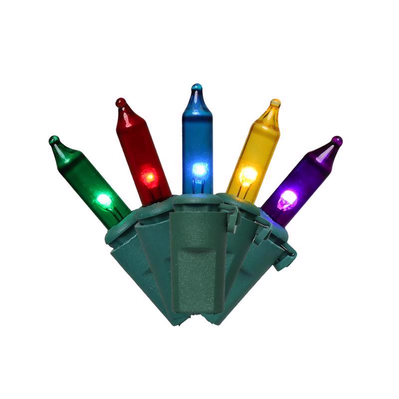 Celebrations Classic LED T5 Multicolored 300 ct String Christmas Lights 74.5 ft., Pack of 12