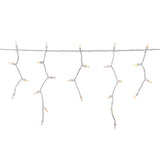Celebrations Classic LED T5 Warm White 300 ct Icicle Christmas Lights 19.6 ft.