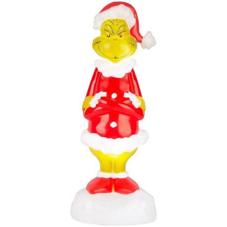 Dr. Seuss LED Multicolored Dr. Suess Grinch Blow Mold Table Decor 14 in., Pack of 4