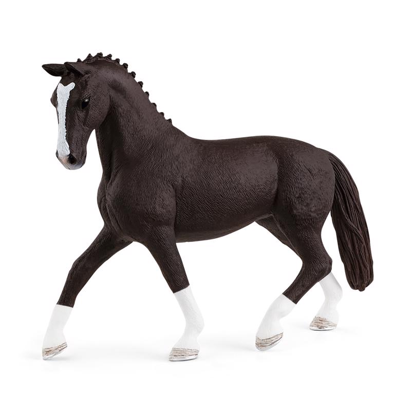 Schleich Hanoverian Mare Horse Toy Black, Pack of 5