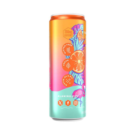 Alani Nu Orange Energy Drink 12 fl. oz., Pack of 24