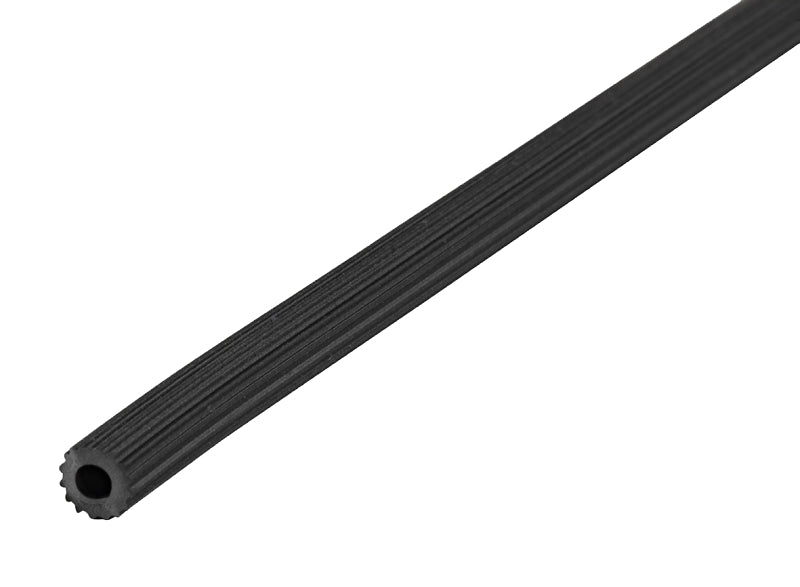 M-D 14159 Spline, 0.140 in D, 25 ft L, Vinyl, Black, Round