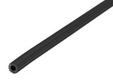 M-D 14159 Spline, 0.140 in D, 25 ft L, Vinyl, Black, Round