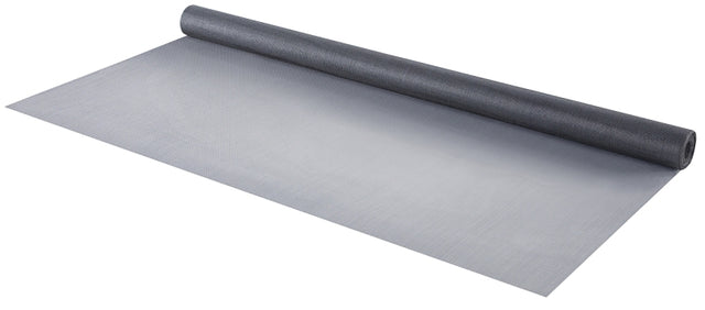 M-D 14117 Screen Mesh, 25 ft L, 3 ft W, Fiberglass, Silver Gray