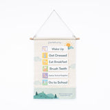 Slumberkins Routines Visual Schedule Multicolored 18 pc