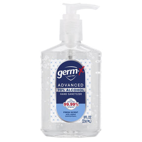 Germ-X Fresh Scent Liquid Advanced Hand Sanitizer 8 fl. oz., Pack of 6