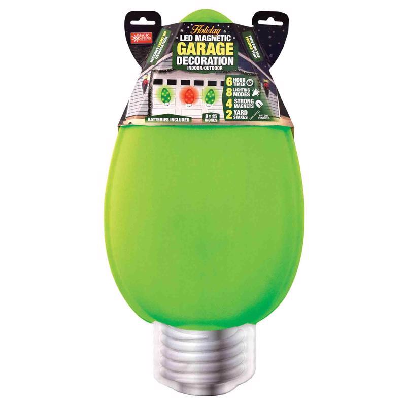 Magic Seasons LED Magnetic Bulb 15 in. Garage Decoration