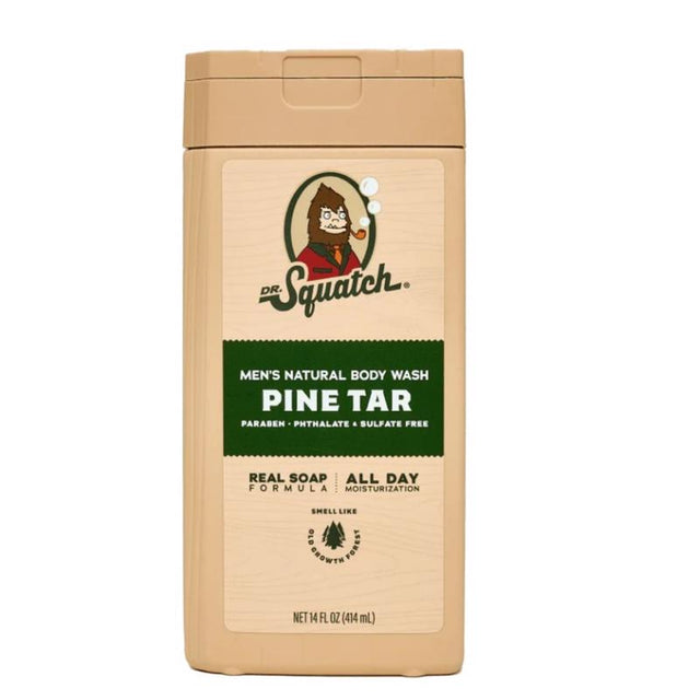 Dr. Squatch Pine Tar Scent Body Wash 14 fl. oz. 1 pk