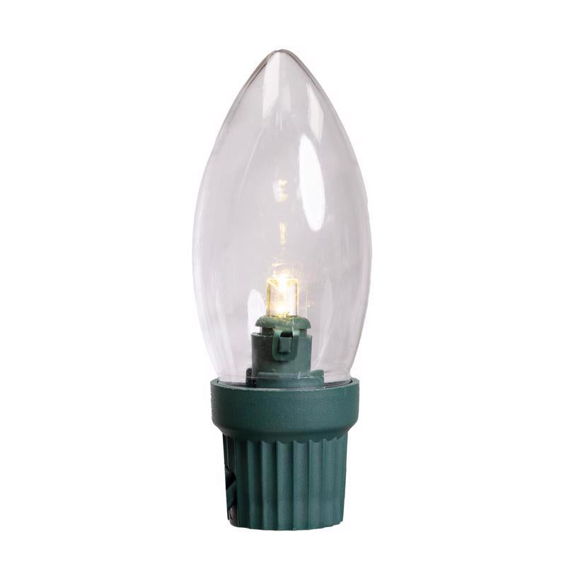 Celebrations Classic LED C9 Warm White 25 ct String Christmas Lights 16 ft.