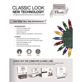 Celebrations Classic LED C9 Multicolored 25 ct String Christmas Lights 16 ft.