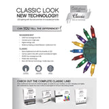 Celebrations Classic LED C9 Pure White 75 ct String Christmas Lights 49 ft.