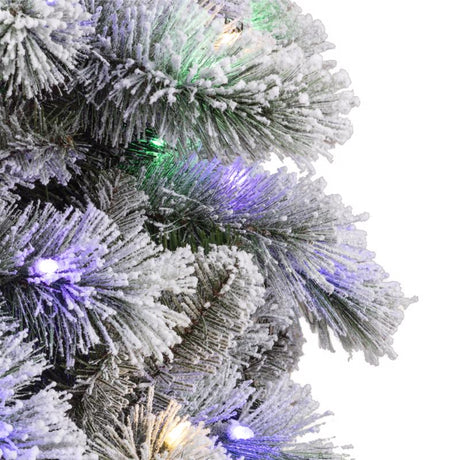Holiday Bright Lights 7 ft. Slim LED 400 ct Arcadia Pine Color Changing Christmas Tree