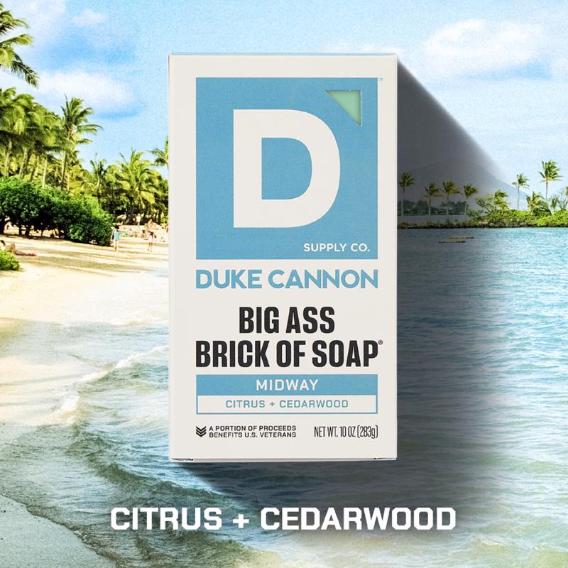 Duke Cannon Midway Citrus + Cedarwood Scent Bar Soap 10 oz 1 pk