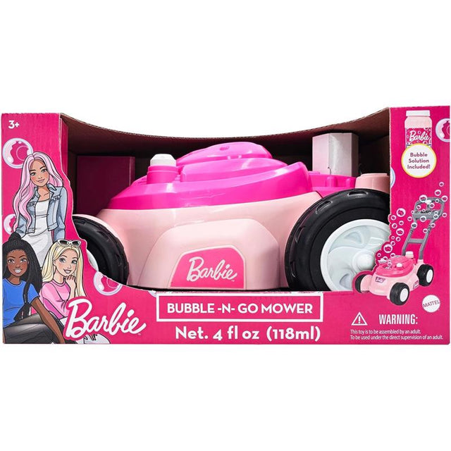 Barbie Barbie Bubble N Go Mower Pink