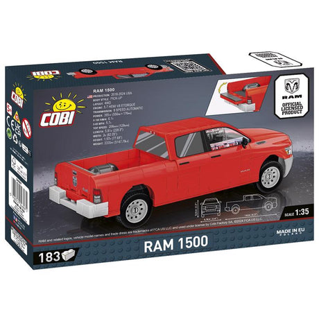 COBI RAM 1500 Truck Block Set Multicolored 183 pc