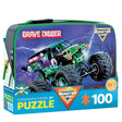 Eurographics Grave Digger Monster Jam Lunch Bag Jigsaw Puzzle Multicolored 100 pc