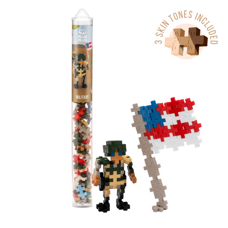 Plus-Plus Patriotic Building Set Multicolored 20 pc, Pack of 20