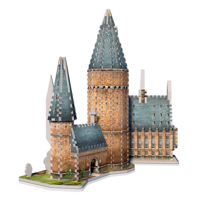 Wrebbit3D Harry Potter Hogwarts Great Hall 3D Jigsaw Puzzle Multicolored 850 pc