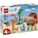 LEGO Bluey Beach and Family Car Trip Building Set Multicolored 133 pc