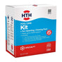 HTH 91022 Pool Care Kit, 4 lb, Powder, Chlorine, White