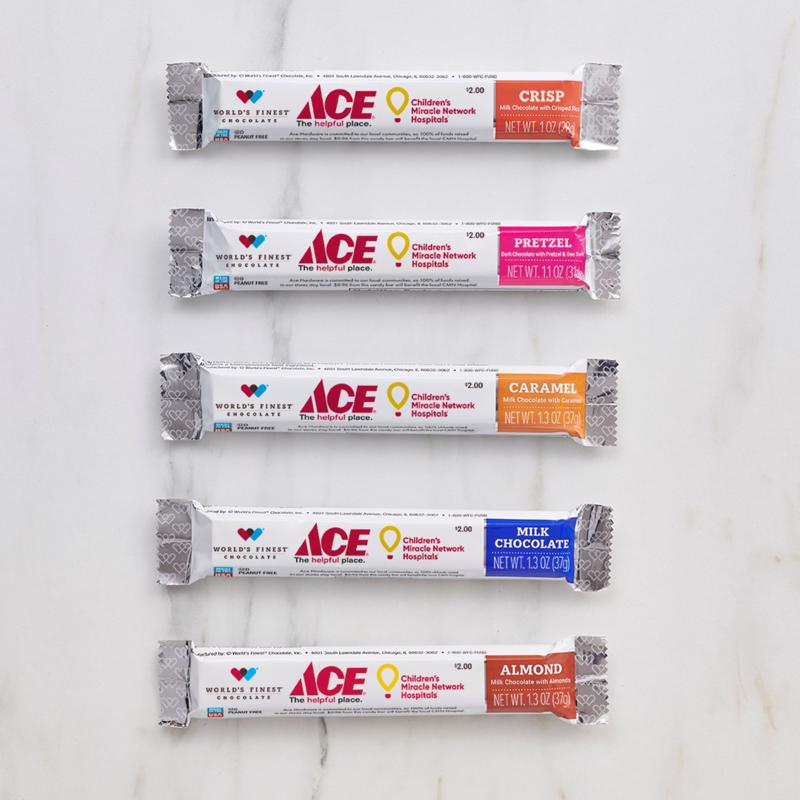 World's Finest Chocolate Caramel Chocolate Bar 1.3 oz, Pack of 60