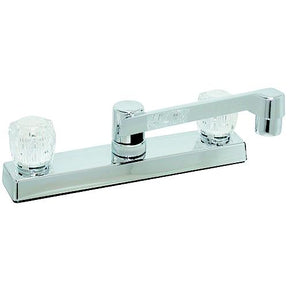 Valterra Phoenix DuraPro Two Handle Chrome Finish 8″ RV Kitchen Faucet