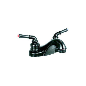 Valterra Catalina Two Teacup Handle 4″ RV Lavatory Bathroom Hi-Rise Spout Faucet
