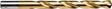 Irwin 63913 Jobber Drill Bit, 13/64 in Dia, 3-5/8 in OAL, Spiral Flute, 2-Flute, 13/64 in Dia Shank, Straight Shank