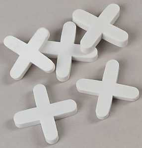M-D 49160 Tile Spacer, 1/4 in Thick, Plastic, Gray