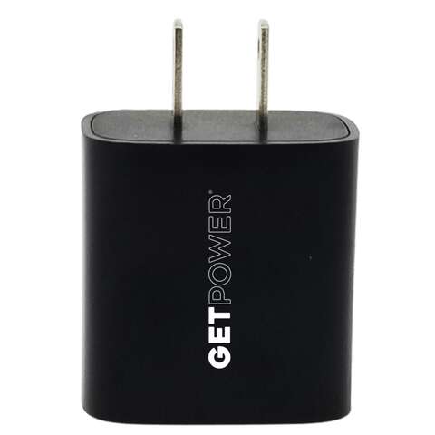 GetPower Black Plug-In USB PD Charger For Universal, Pack of 30