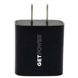 GetPower Black Plug-In USB PD Charger For Universal, Pack of 30