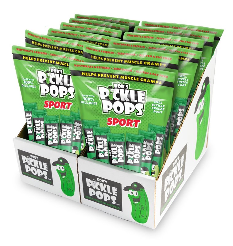Bob's Pickle Pops 891972002778 Pickle Pop, Original Dill, 2 oz Bag, 6/PK