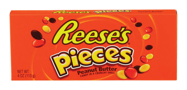 Reese's Pieces Peanut Butter Candy 4 oz, Pack of 12