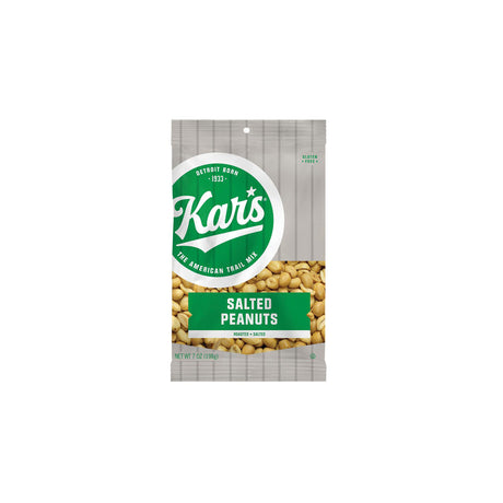 Kar's Fresh Harvest Roasted Salted Peanuts Peanuts 7 oz Bagged, Pack of 12
