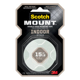 3M Scotch-Mount 55 in. L X 1 in. W Double-Sided Mounting Tape, Pack of 6