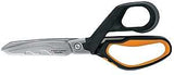 Fiskars 710140-101 Shear Serrated Snip, 8 in OAL, Stainless Steel Blade, Ergonomic Handle