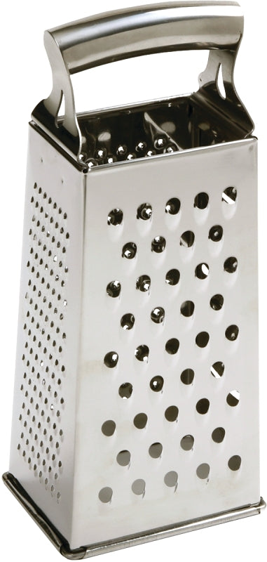 Norpro 340 Grater, 4 in OAW, 3 in OAD, 9-1/2 in OAH, Stainless Steel