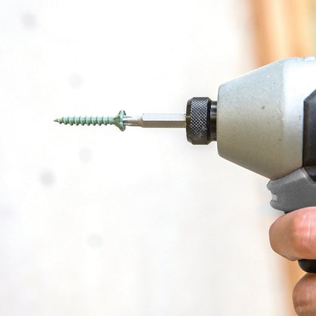 Backer-On Rock-On 23515 Cement Board Screw, #9 Thread, 1-5/8 in L, Hi-Lo Thread, Serrated Head, Star Drive, Sharp Point