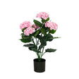 naturae decor OUT-HYDPI-24 Artificial Hydrangea Flower Tree, Pink, Indoor, Outdoor