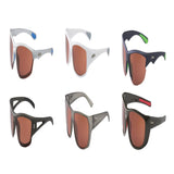 Piranha U.S. Biker Unisex Assorted Frame Assorted Lens Sunglasses, Pack of 6