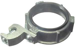 Halex 29522 Rigid Insulated Grounding Bushing, 3/4 in, Zinc, 2/BAG, Pack of 10