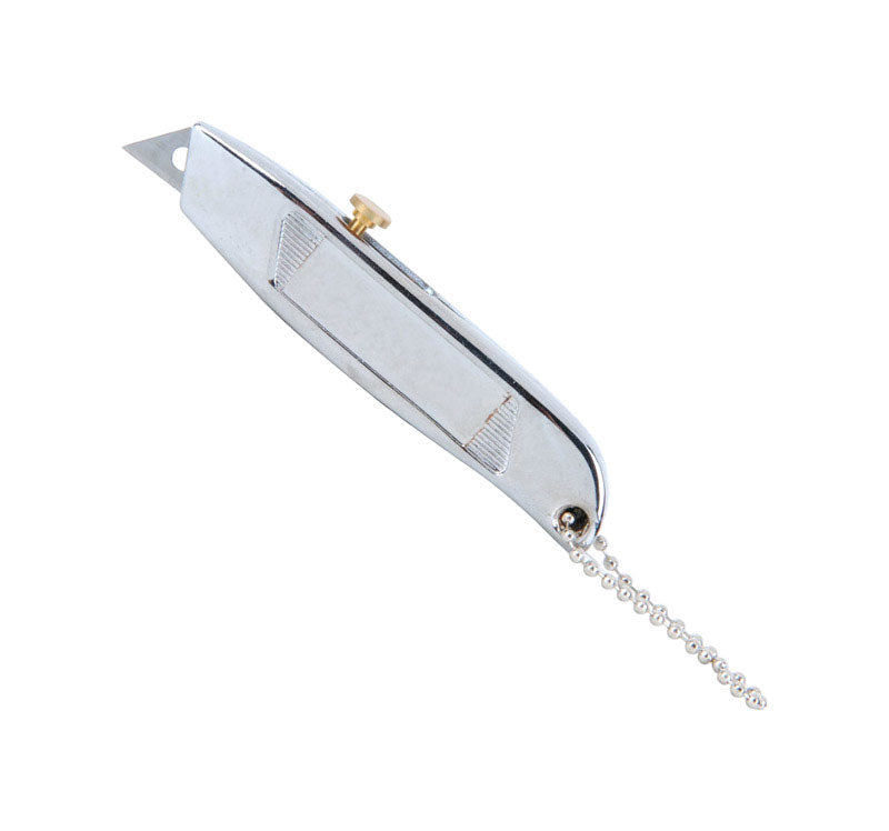 Home Plus Aluminum Silver Box Cutter Key Chain, Pack of 50