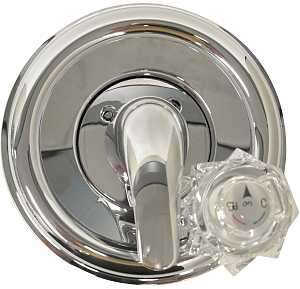 Danco 10003 Faucet Trim Kit, Plastic/Stainless Steel, Chrome-Plated, For: Delta Tub/Shower Faucets